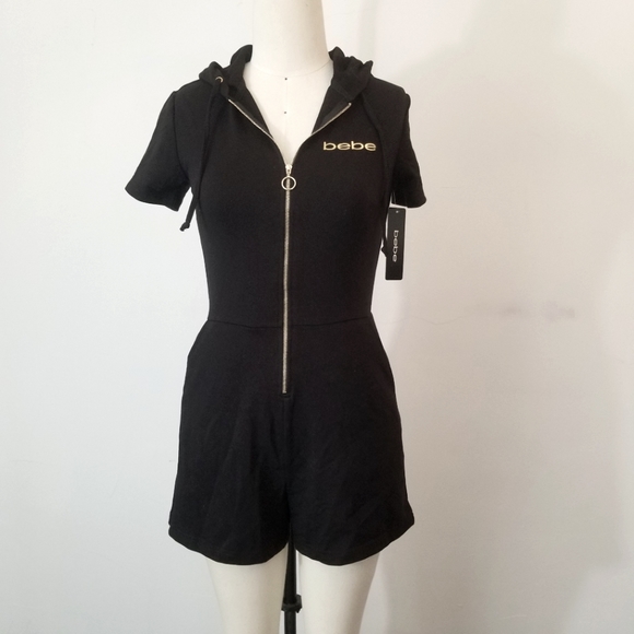 bebe Pants - bebe - Zip front romper